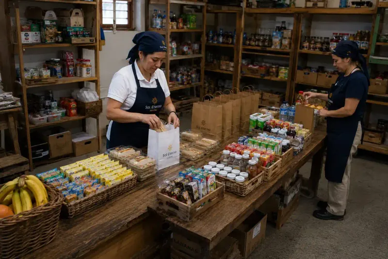 Colaciones para cambio de turno